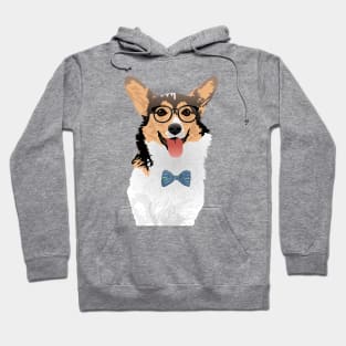 Hipster Sweet Black Tan White Pembroke Welsh Corgi T-Shirt for Dog Lovers Hoodie